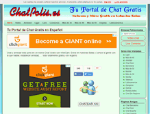 Tablet Screenshot of chatpolis.es